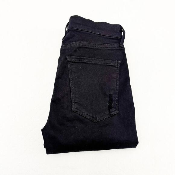 AGOLDE Black Denim Jeans Distressed Ripped Skinny Pants Style AA03B-2022 SIze 29 - Picture 1 of 9